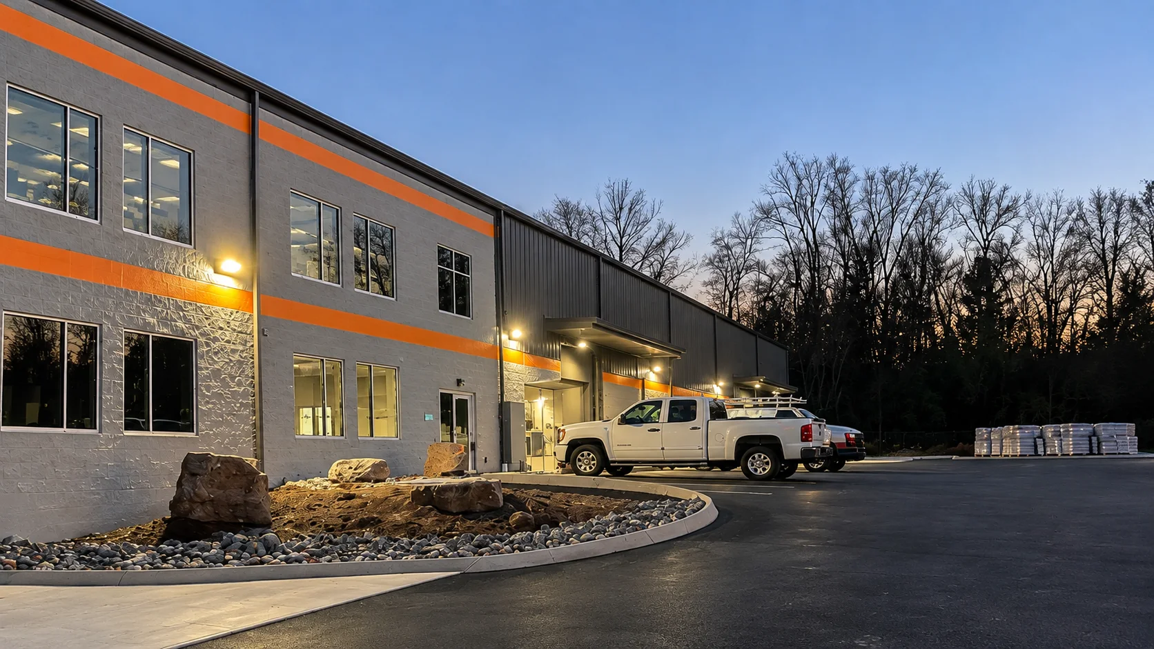 Commercial painting project completed by C & M Painting