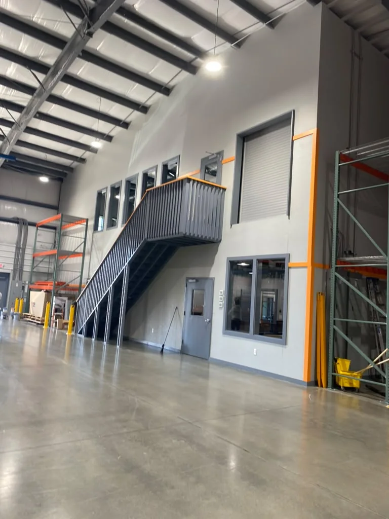 Completed commercial interior painting project